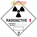 Semn pentru materiale radioactive Categoria I